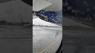 Velana international airport Maldives with rain  short  viral shorts  trending  travel beach [upl. by Atisusej]