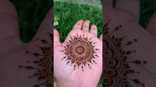 Easy mandala mehendi desing mehndi mehandiartis mehandii henna hennadesign hennadesign [upl. by Durwin540]