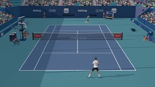 Grigor Dimitrov VS Alejandro Tabilo  MIAMI OPEN  Full Ace Tennis Simulator  Gameplay [upl. by Ajax]