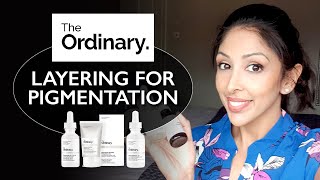 The Ordinary Layering for Hyperpigmentation DOCTOR V Skin of colour [upl. by Kristen]