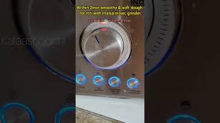 smoothy and soft dough for roti with Inalsa mixer grinder viral trendingshorts ytshorts shorts [upl. by Anawot]