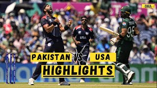 Pakistan Vs USA Highlights USA Won By 5 Runs In Super Over Against Pakistan I T20 World Cup 2024 [upl. by Kragh305]