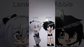 Lana x abbie Fundamental paper education gacha club [upl. by Gunter404]