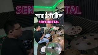 Moderatto  Sentimettal drumcover moderatto jaydelacueva pearldrums rock shorts [upl. by Orlan209]