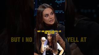 Mila Kunis Reveals Yelling at Players During Games 😂 MilaKunis shorts [upl. by Arik]