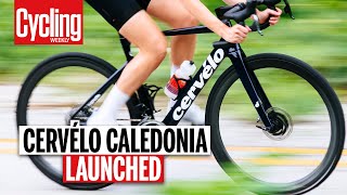 New Cervélo Caledonia Wide Tyre Performance Road Bike Launched  Cycling Weekly [upl. by Muller]