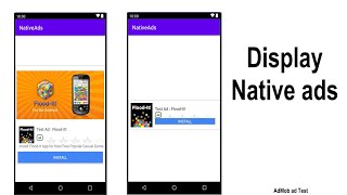 Android Studio  AdMob Native Ads  how to integrate AdMob native ads [upl. by Priest]