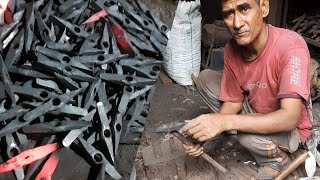 How to make boiler scaling hammer at factory by talented hands  Hammer making  Blacksmith workshop [upl. by Crist]