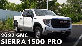 2022 GMC Sierra 1500 Pro  The Perfect Work Truck  Model Walkaround [upl. by Anifur]