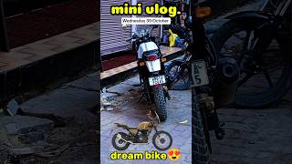 Aaj Finally Himalayan 450 Book Kar He Diya  mini vlog5 minivlog vlog [upl. by Elorak]