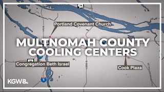 Multnomah County cooling centers to open Monday  Portland heat wave [upl. by Ignace]