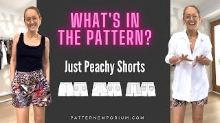 WHATS IN THE PATTERN  Just Peachy Shorts [upl. by Ynaffat]