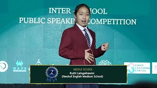 Ruthi Lalngaihawmi Neuhof School  InterSchool Public Speaking Competition [upl. by Chavez]