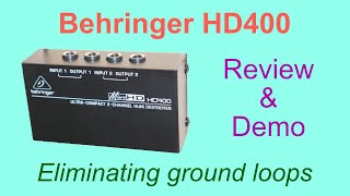 Behringer MicroHD HD400 Review and Audio Test [upl. by Ais]