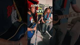 NOFX Linoleum Acoustic Version by Lenny and Carl nofx linoleum punk acoustic cover [upl. by Senskell]