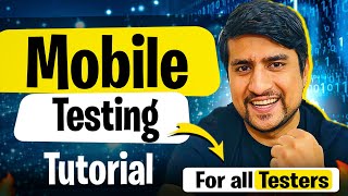 What is Mobile Testing  Types of Mobile Testing  Mobile Testing Tutorial 1 [upl. by Freyah333]