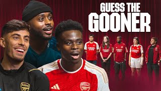 GUESS THE GOONER 2  Bukayo Saka Kai Havertz Sharky amp Frimmy [upl. by Nnagem]