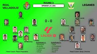 Spanish La Liga Games Formations and Statistics Round 3 [upl. by Rozanna]