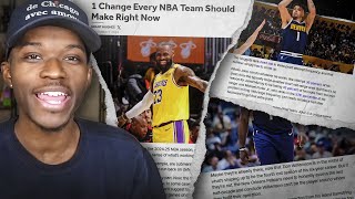 1 Change Every NBA Team Should Make [upl. by Yenal]