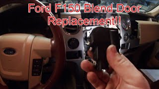 Ford F150 Blend Door Actuator Replacement Stuck on ACHeat 20092014 [upl. by Iyre290]