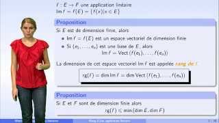 Matrices et applications linéaires  partie 2  applications linéaires en dimension finie [upl. by Notlil]