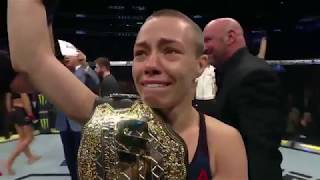 UFC 217 Rose Namajunas Octagon Interview [upl. by Cloe]