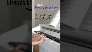 MISDA Kids Memory Verse Time Beginners Lesson 34 [upl. by Asare68]