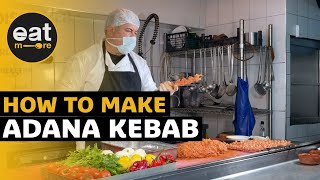 How to Make Adana Kebab  Turkish Cuisine Recipes [upl. by Burnside822]