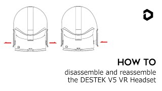 V5 VR Headset disassemble [upl. by Nrek460]