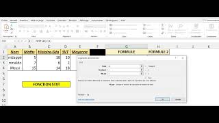 Fonction Excel STXT 💻 [upl. by Atikan]