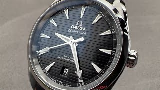 Omega Seamaster Aqua Terra 38mm 150M 22012382001001 Omega Watch Review [upl. by Aleakim147]