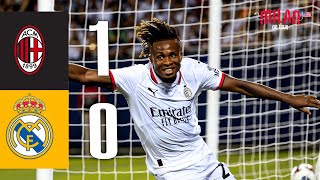 Chukwueze stars in our second US Tour win  AC Milan 10 Real Madrid  Highlights [upl. by Anyd734]