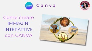 Come creare delle IMMAGINI INTERATTIVE con Canva [upl. by Aborn]