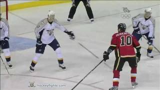 Wade Belak vs Brian McGrattan Jan 15 2010  Sportsnet feed [upl. by Eipper458]