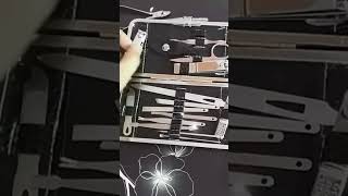 Manicure Pedicure kit Tools Unboxing shorts manicure [upl. by Adnic]