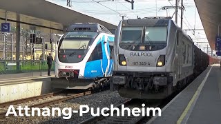 Osterreichisch Züge Vlog 88  AttnangPuchheim Bahnhof 07062023 [upl. by Elburt59]