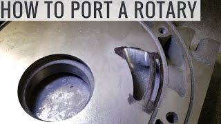 How to Port a Rotary Engine For More Power [upl. by Adaminah150]