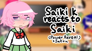 TDLOSK reacts to Saiki Satou 2 repost [upl. by Neryt608]