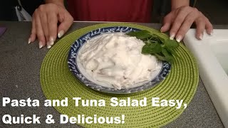 Pasta and Τuna Salad Easy Quick amp Delicious [upl. by Nomor260]