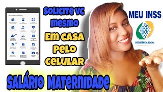 Como Solicitar Salário Maternidade pelo Celular [upl. by Ahtamas896]