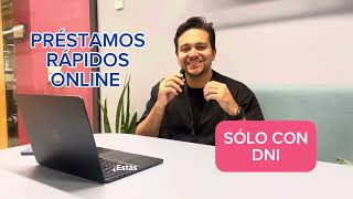 PEDIR PRÉSTAMOS RÁPIDOS ONLINE sólo con DNI [upl. by Maurine]