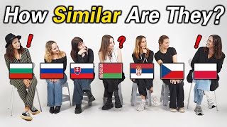 Slavic Languages l 7 Slavic Countries Can they understand Each Others [upl. by Nikita]