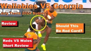 Review Wallabies VS Georgia July Test 2024 Sydney Reactions Analysis amp Recap [upl. by Beedon153]