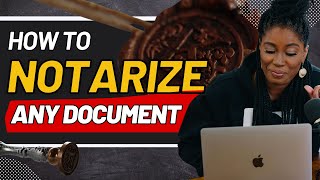 How to Notarize Any document [upl. by Ahseka831]