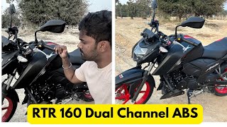 Apache RTR 160 4v Dual Channel ABS Tamil Ride Review [upl. by Delahk540]