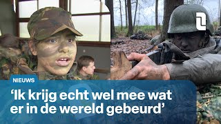 NAVO 75 jaar aspirantmilitairen oefenen in Brunssum  L1 Nieuws [upl. by Neils]