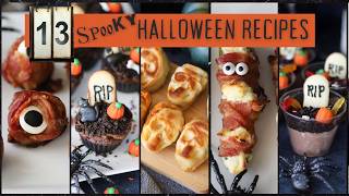 13 Easy Halloween Recipes  Halloween Treats  DIY Snacks [upl. by Mchail840]