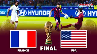 France vs USA  Final FIFA World Cup 2022  Full Match  eFootball PES 2021 [upl. by Ardnaed]