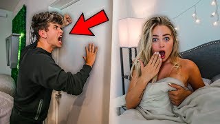 CHEATING WITH THE DOOR LOCKED PRANK ON BOYFRIEND HE CRIES [upl. by Lonni809]