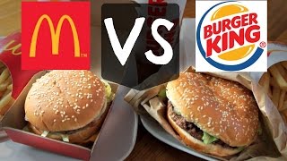 BIGMAC VS WHOPPER  Versus BURGER edition [upl. by Rivalee]